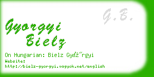 gyorgyi bielz business card